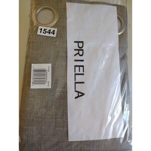 priella window curtain panel‎ grommets Gray 2 pack 50x78 Lined